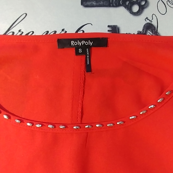 RolyPoly orange blouse - Picture 8 of 8